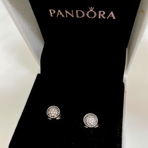Pandora Pave Stud Earrings